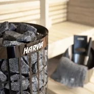 Миниатюра HARVIA Электрическая печь CILINDRO PC70E  BLACK STEEL без пульта 3