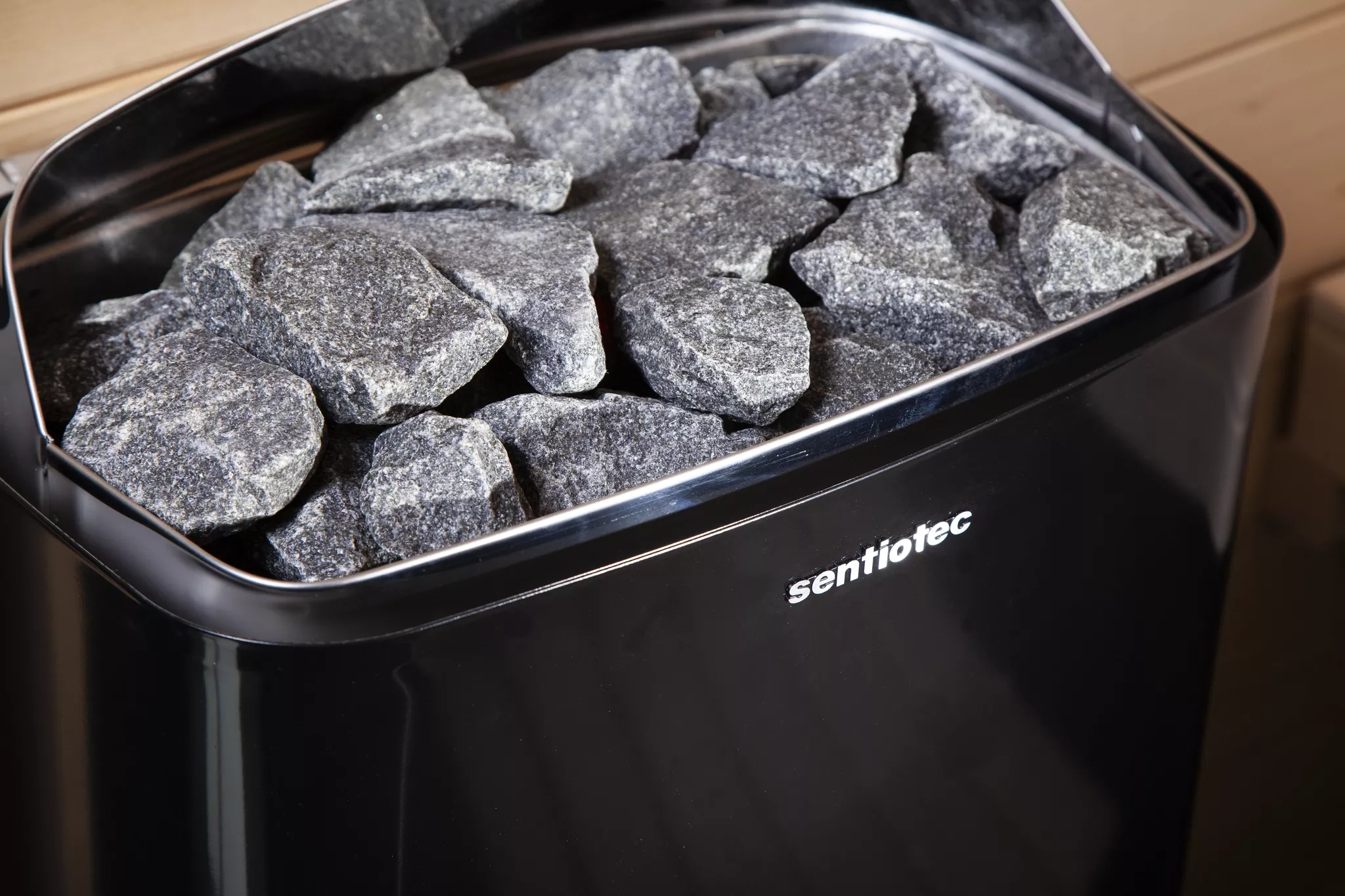 Изображение SENTIOTEC Электрическая печь без пульта, 100 series,  black, 6 кВт 3