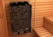 Миниатюра Электрическая печь SAWO CIRRUS ROCK 3 CRR3-90NB-P (9 кВт, встроенный пульт, нержавейка) 4