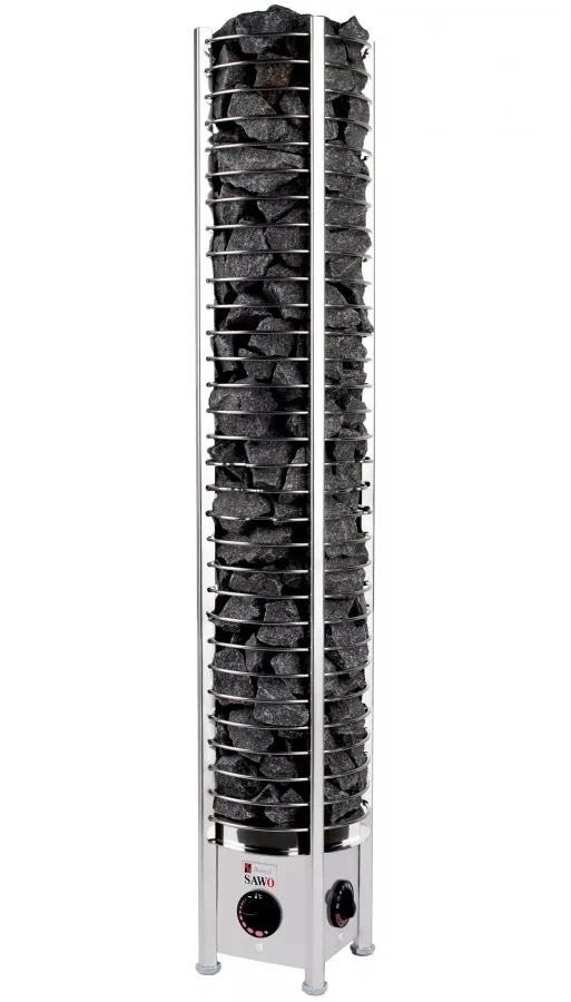 Изображение Электрическая печь SAWO TOWER TH3-45NB-P (4,5 кВт, встроенный пульт, нержавейка) 2