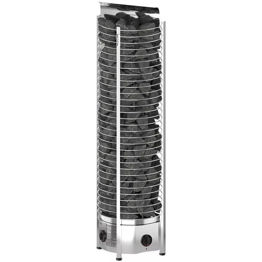 Изображение Электрическая печь SAWO TOWER TH3-45NB-WL-P (4,5 кВт, встроенный пульт, пристенная) 3