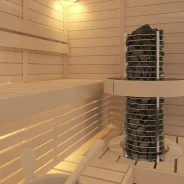 Миниатюра SAWO Электрическая печь TOWER вертикальная, круглая, 9 кВт, TH5-90NS-P , выносной пульт (пульт и блок мощности докупаются отдельно) 2