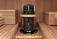 Миниатюра Электрическая печь SAWO TOWER TH6-120NS-P (12 кВт, нержавейка, круглая), выносной пульт (пульт и блок мощности докупаются отдельно) 2