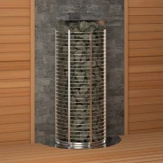 Миниатюра SAWO Электрическая печь TOWER вертикальная, пристенная, 10,5 кВт, TH6-105NS-WL, выносной пульт (пульт и блок мощности докупаются отдельно) 2
