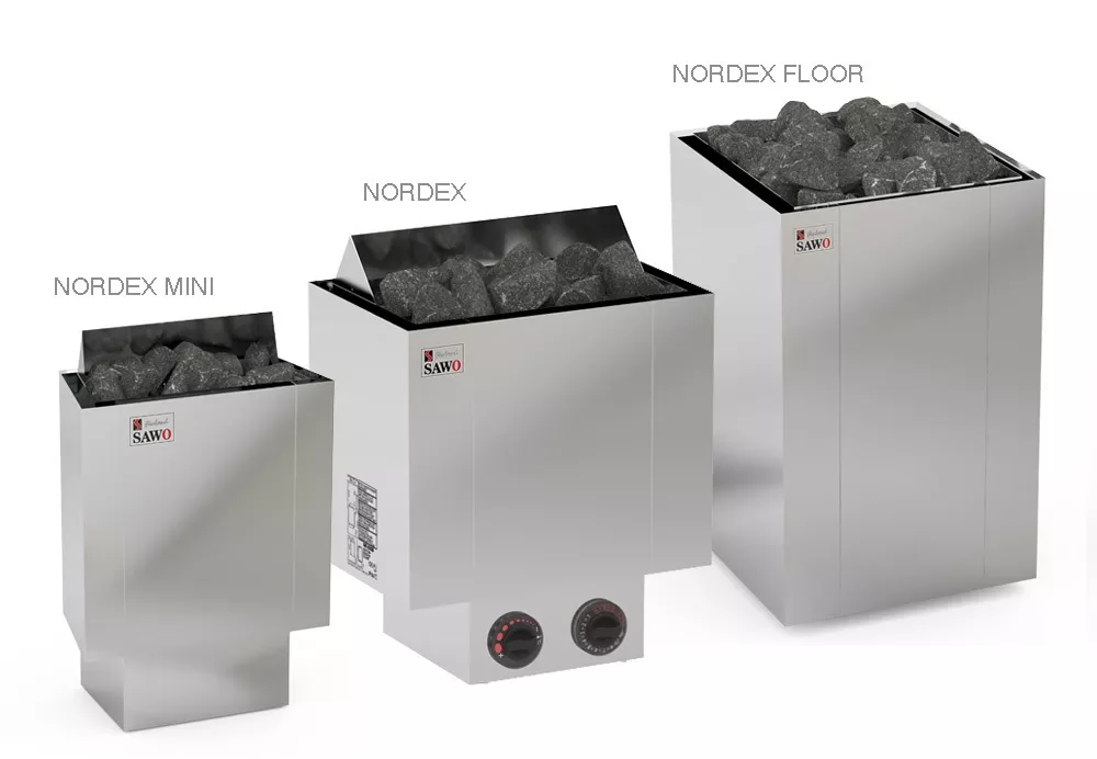Изображение Электрическая печь SAWO SUPER NORDEX FlOOR V12 NRFS-180NS-V12-Z (18 кВт) , выносной пульт (пульт и блок мощности докупаются отдельно) 3
