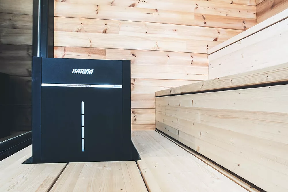 Изображение HARVIA Электрическая печь Virta HL700400S HL70S black, с парогенератором, 6.8 кВт+2.0 кВт (без пульта управления Griffin в комплекте) 4
