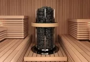 Миниатюра Электрическая печь SAWO TOWER TH12-150NS-P (15 кВт, нержавейка, круглая), выносной пульт (пульт и блок мощности докупаются отдельно) 3