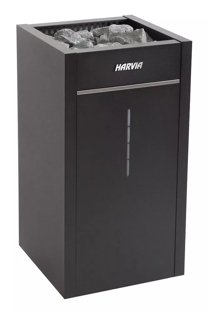 Изображение HARVIA Электрическая печь Virta HL700400SA HL70SA black, с парогенератором (автомат), 6.8 кВт+2.0 кВт (без пульта управления Griffin в комплекте) 2