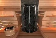 Миниатюра Электрическая печь SAWO TOWER TH12-150NS-WL-P (15 кВт, пристенная), выносной пульт (пульт и блок мощности докупаются отдельно) 3