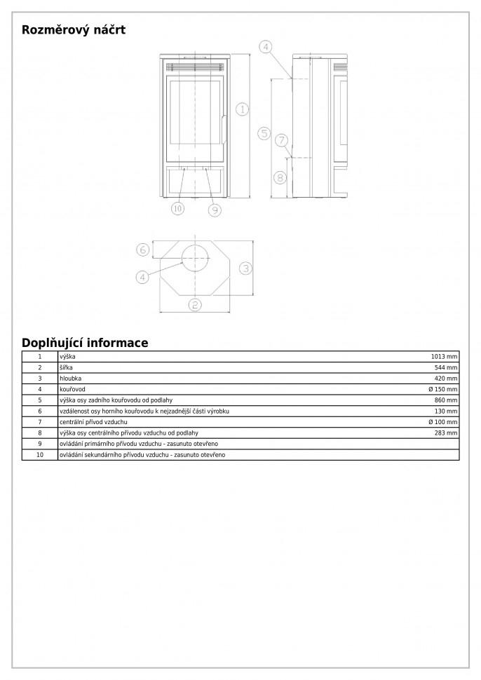 Изображение Камин-печь Baltik 6 4