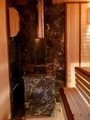 Миниатюра Чугунная печь для бани Комплект GFS ЗК 25 (П2) Президент 980/40 Змеевик 5