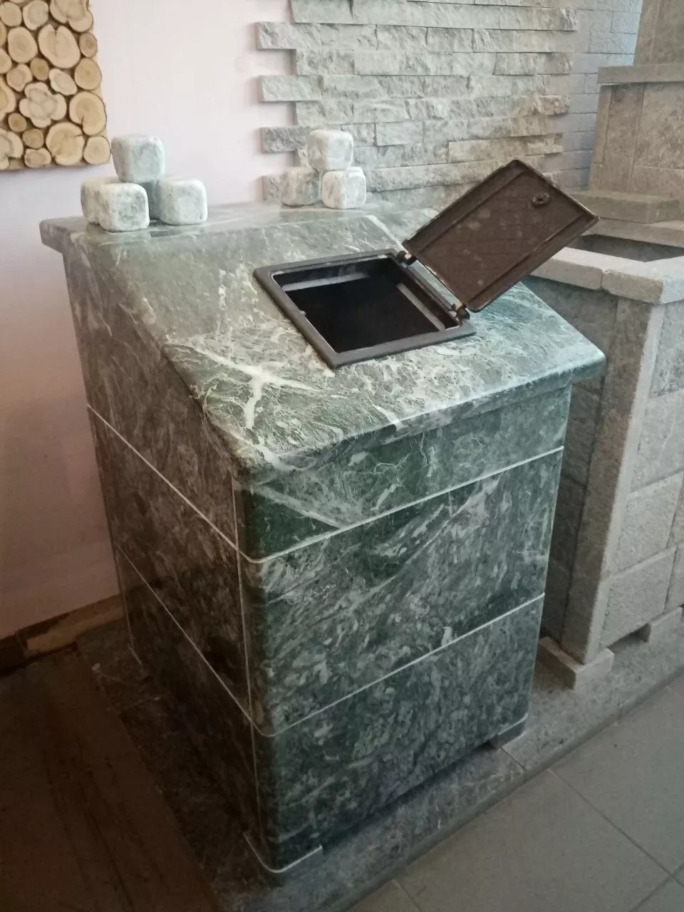 Изображение Чугунная печь для бани Комплект GFS ЗК 25 (П2) Президент 980/40 Змеевик 11