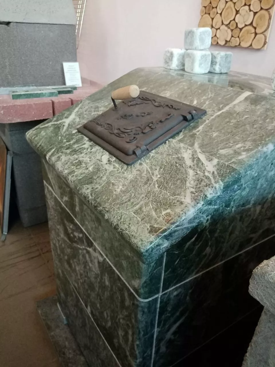 Изображение Чугунная печь для бани Комплект GFS ЗК 25 (П2) Президент 980/40 Змеевик 12