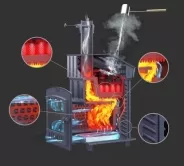 Миниатюра Чугунная печь для бани Комплект GFS ЗК 25 (П2) Президент 980/40 Змеевик 24