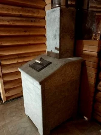 Изображение Чугунная печь для бани Комплект GFS ЗК 25 (П2) Президент 980/40 Талькохлорит 9