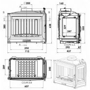 Миниатюра Каминная топка CHAZELLES SOLO D70D 2