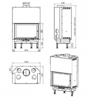 Миниатюра Каминная топка CHAZELLES D1000 2
