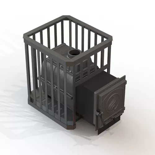 Изображение Чугунная Банная Печь FireWay Parovar 18 ковка (414) 2
