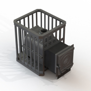 Миниатюра Чугунная Банная Печь FireWay Parovar 18 ковка (414) 2