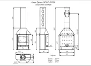 Миниатюра Камин МЮНХЕН ГИГАНТ графит 8