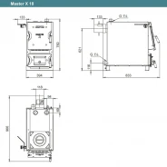 Миниатюра Котел твердотопливный ZOTA Master-X 18П 2