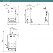 Миниатюра Котел твердотопливный ZOTA Master-X 20 2