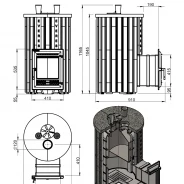 Миниатюра Печь для бани Эверест 