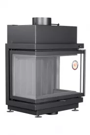 Миниатюра Топка АЛЬФА 700 три стекла подовая 3