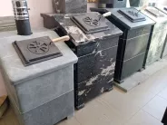 Миниатюра Комплект печи КОЛПАКОВЪ, со стеклом, закрытая каменка, Президент Талькомагнезит 980/40 (КолпаковЪ) до 30 м3 2