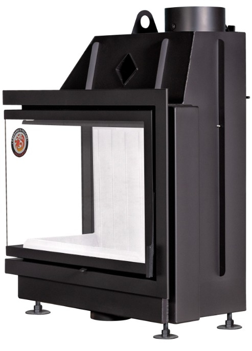 Изображение Каминная топка Экокамин Альфа 800 L два стекла левая 2