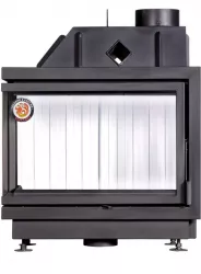 Миниатюра Каминная топка Экокамин Альфа 800 L два стекла левая 3