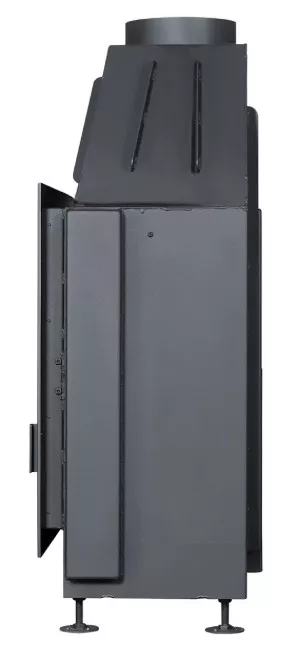 Изображение Каминная топка Экокамин Альфа 1000 B подовая черный шамот 3