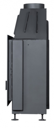 Миниатюра Каминная топка Экокамин Альфа 1000 B подовая черный шамот 3