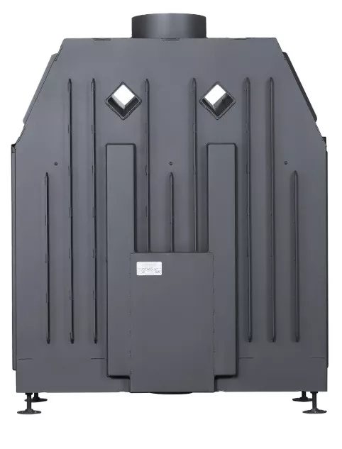 Изображение Каминная топка Экокамин Альфа 1000 B подовая черный шамот 4