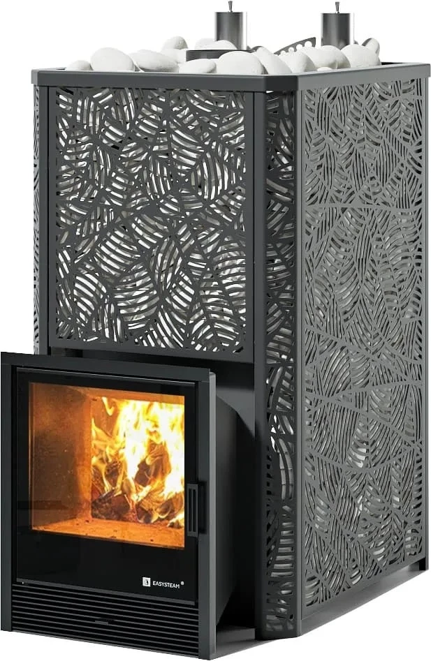 Изображение Дровяная печь для бани ИзиСтим Ялта 50 К 2024, сталь AISI 321 4