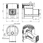 Миниатюра Печь для бани ВЕЗУВИЙ Лава 16 (ДТ-3С) 4