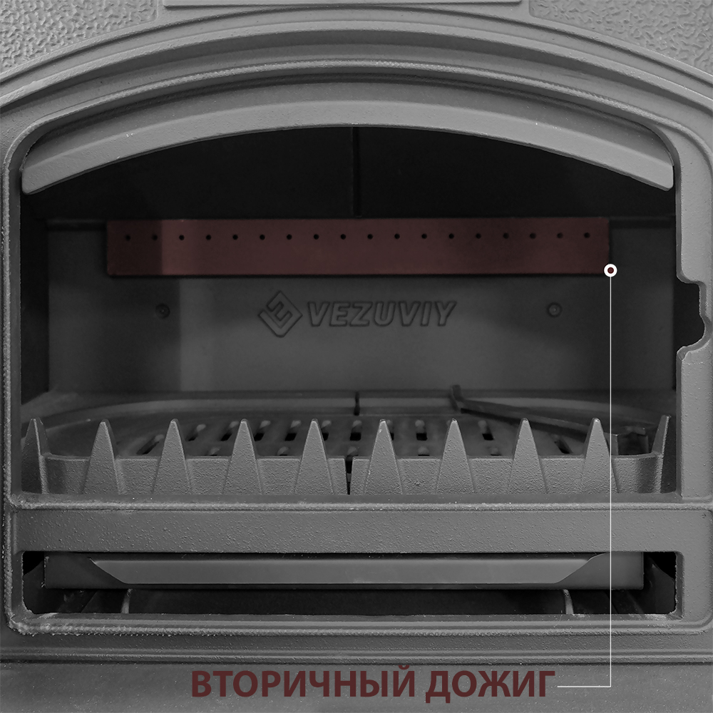 Изображение Печь-камин Везувий KZ-14S 