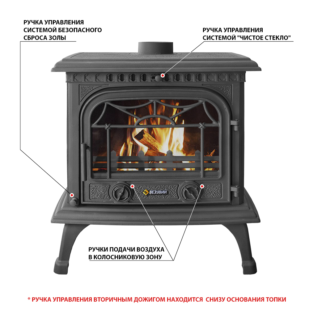 Изображение Печь-камин Везувий HR-15 
