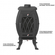 Миниатюра Печь-камин Везувий ВХ-09 