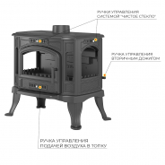 Миниатюра Печь-камин Везувий KZ-14SР 