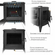 Миниатюра Печь-камин EVEREST S13 2