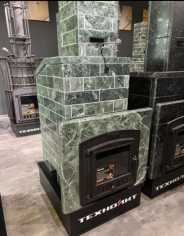 Миниатюра Чугунная печь для бани Комплект Гроза 18 (П2) Классика 850/40 Змеевик кирпич 7