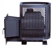 Миниатюра Печь банная чугунная Сибирь 20, панорамная дверца, сетка 5 Миниатюра Печь банная чугунная Сибирь 20, панорамная дверца, сетка 5