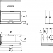 Миниатюра Топка для камина MC 90/44 SL 2