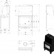 Миниатюра Топка с водяным контуром AQUARIO A 18 PW W 2