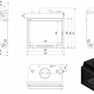 Миниатюра Топка с водяным контуром ANTEK PW 8 W DECO 2