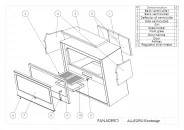 Миниатюра PANADERO Печь-камин ALLEGRO 6