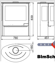 Миниатюра PANADERO Печь-камин Iris 4