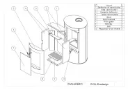 Миниатюра PANADERO Печь-камин Oval 6
