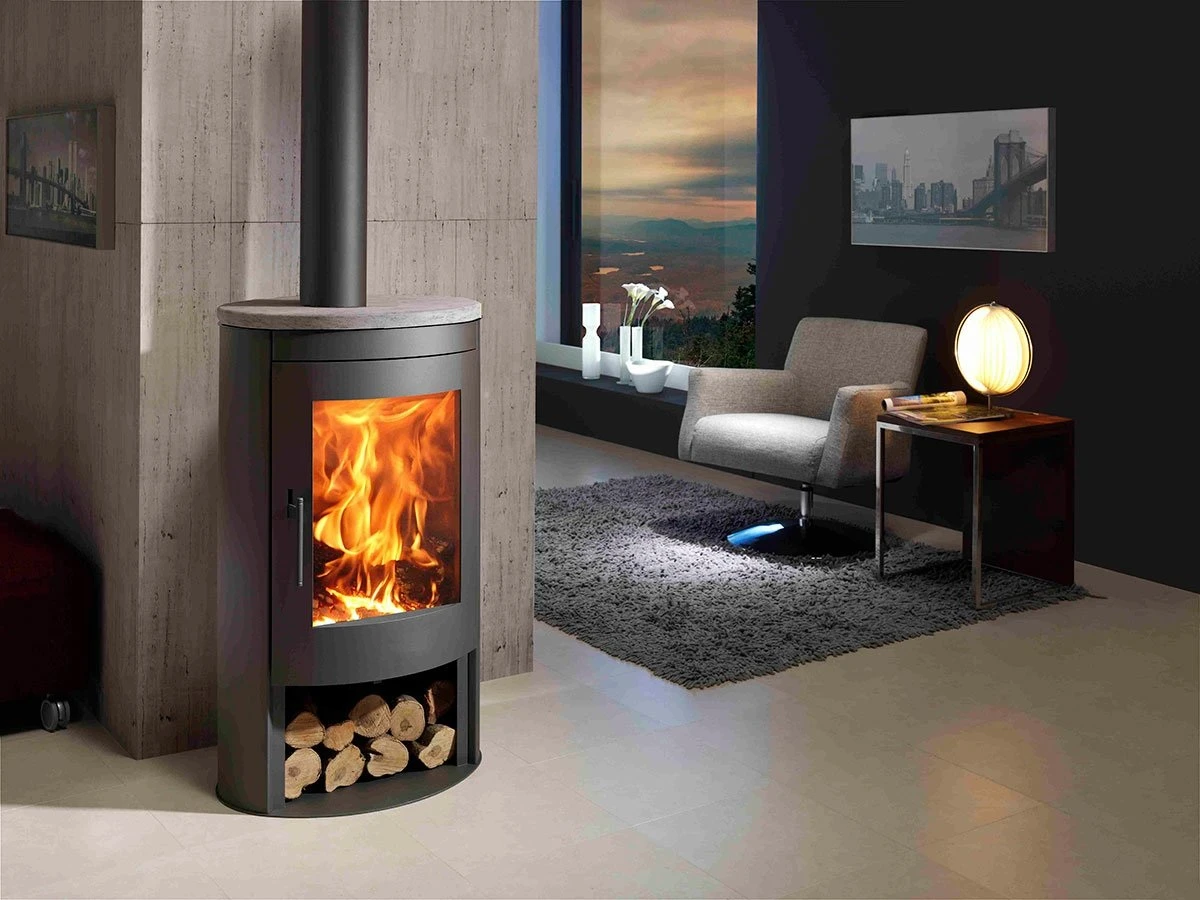 Изображение PANADERO Печь-камин OVAL 1 STONE EcoDesign 2